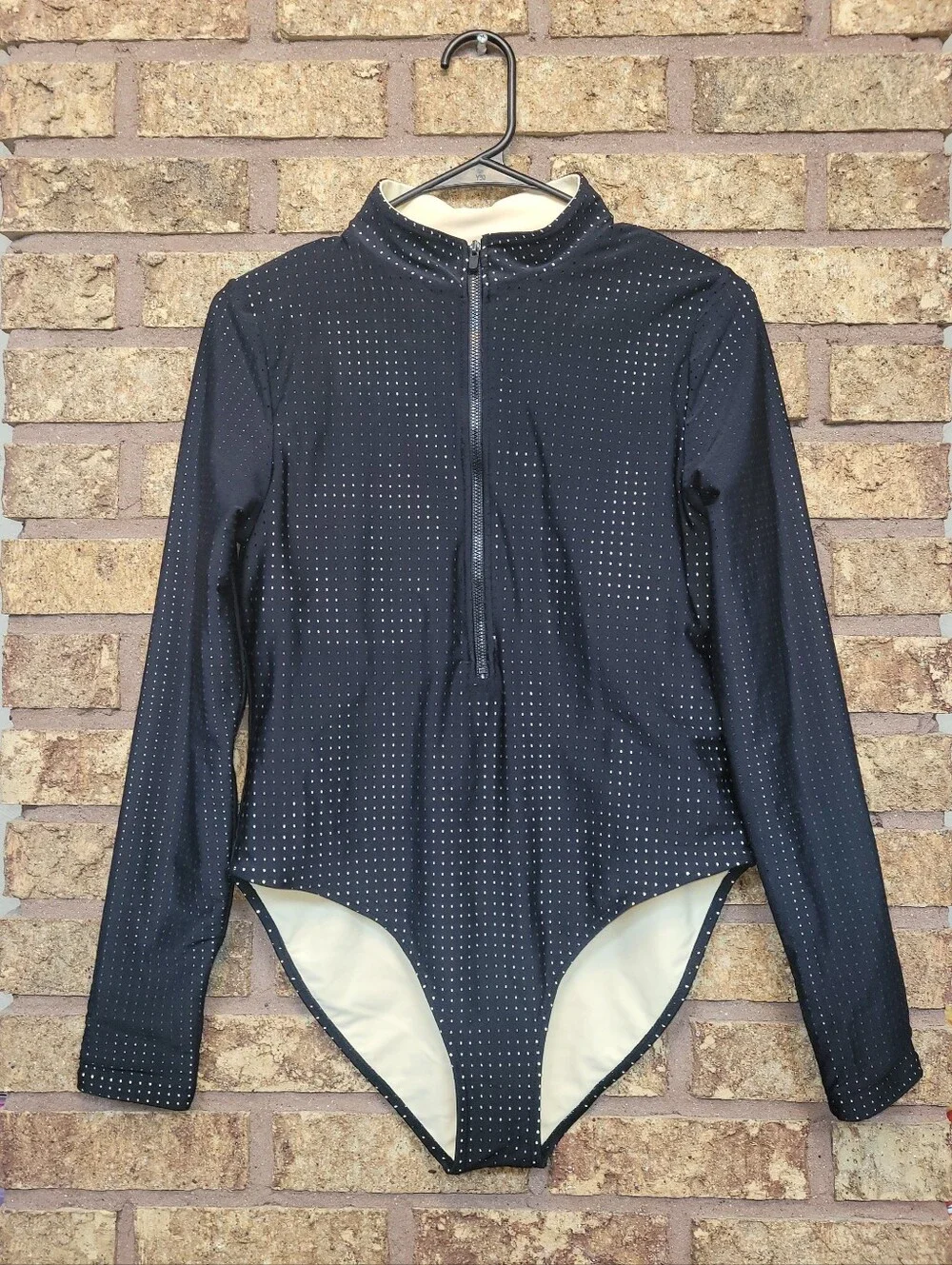 Fabletics Valentina Rashguard One Piece Black Size Large New with Tags